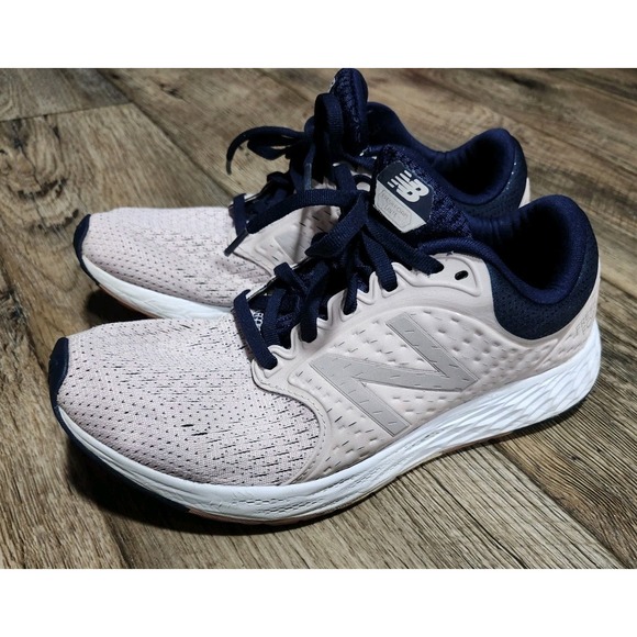 New Balance Shoes - New Balance Women's Fresh Foam Pink Navy Bkue Athletic Running Shoes Size 8